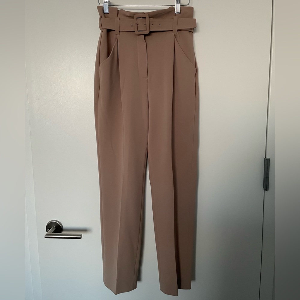 Aritzia Babaton high waisted pant trousers with belt